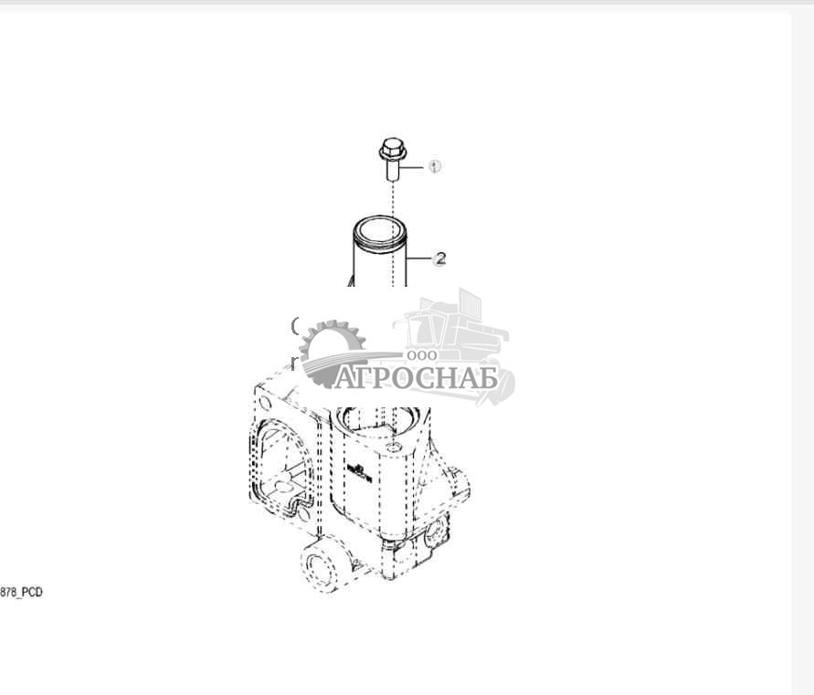 2158 Крышка термостата 